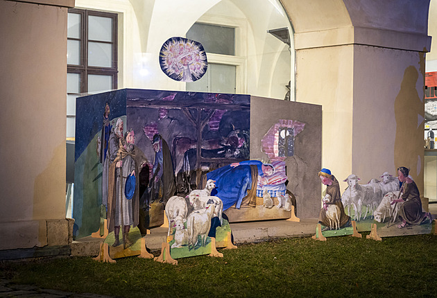 Olomoucké muzeum ozdobil unikátní betlém. Výroba zabrala několik měsíců
