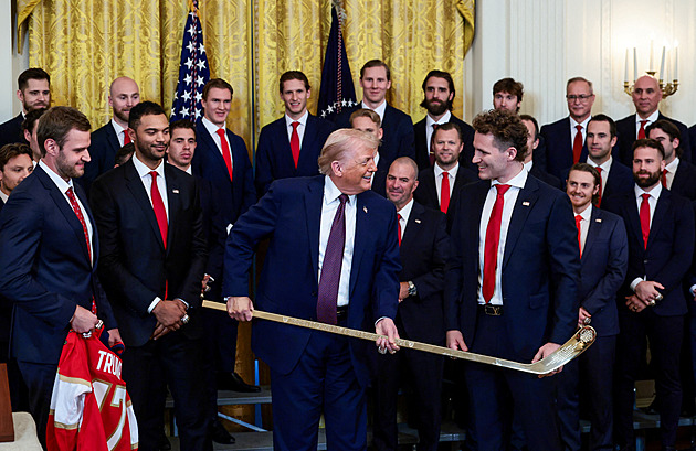 Šampioni v Bílém domě. Trump děkoval Floridě a rýpl si do Kanady: Zase jsme lepší