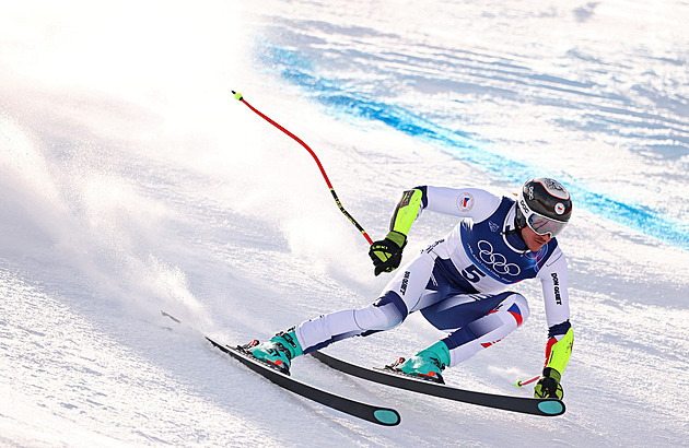 Zabystřanovi olympijská jízda nesedla, v super-G je 17., Von Allmen má třetí zlato