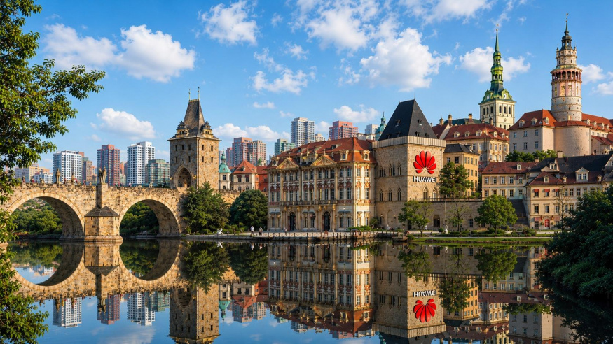 Praha i Český Krumlov: navštívili jsme čínské kopie evropských měst, sídlí v nich gigant Huawei